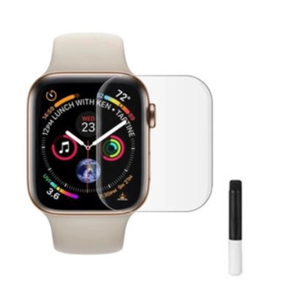 Película De Vidro Curvo Full Hprime Apple Watch 40mm Cola Uv..